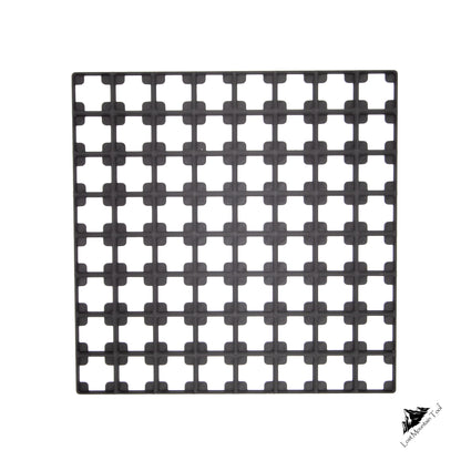 Gridfinity-compatible 8x8 Base Plate – Reinforced Gusset Design