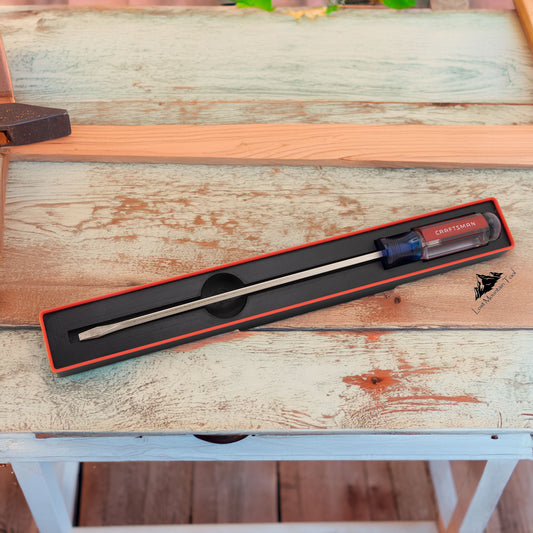 Gridfinity-compatible Bin for Craftsman® 3/16" Slotted 9" Acetate Screwdriver