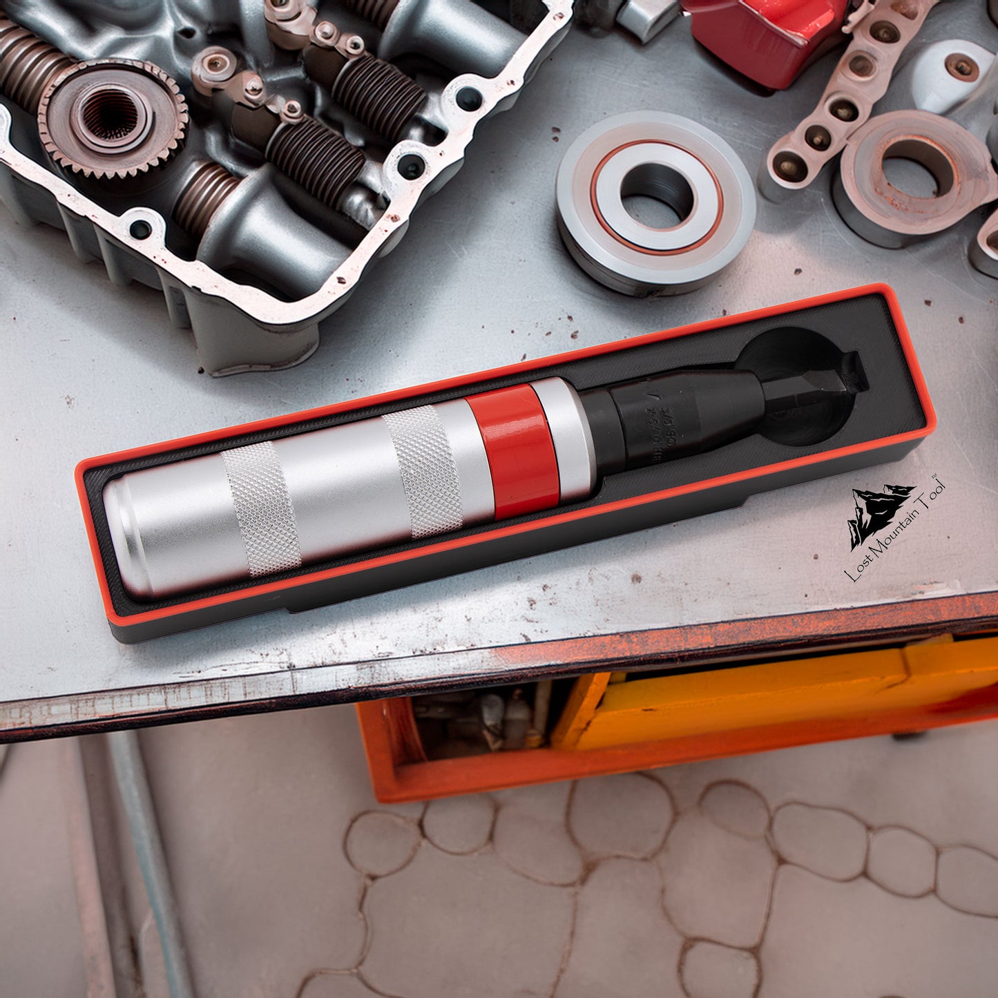 Gridfinity-compatible Bin for Craftsman® 3/8" Impact Screwdriver