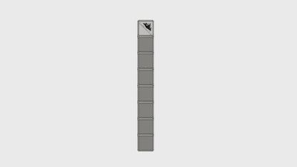 Gridfinity-compatible Bin for Craftsman® P2 Phillips 8" Acetate Screwdriver