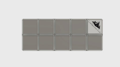 Gridfinity-compatible Bin for GearWrench® 6mm - 13mm Metric Ratcheting Combination Wrenches